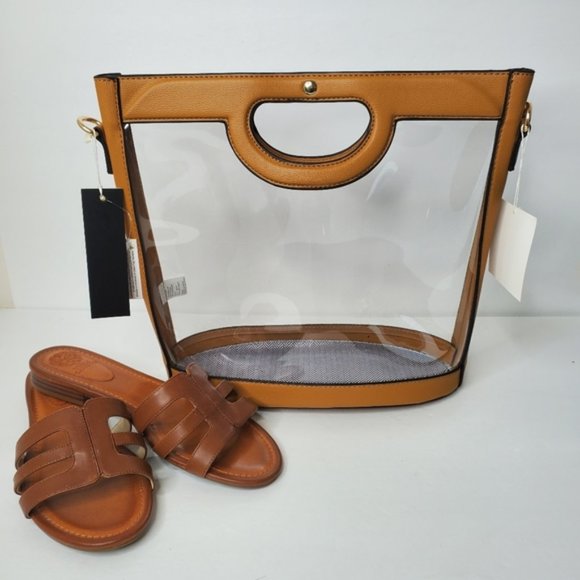 Handbags - Magnetic Clear Crossbody Purse